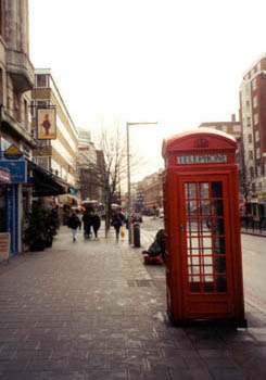 London red toll booth