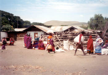 streetside scene in Tanzania