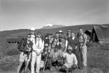 group shot at Horombo