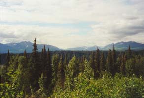 Denali hidden by clouds