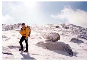 approaching the summit