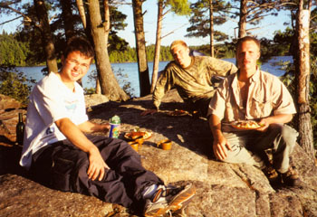 dinner on the rocks