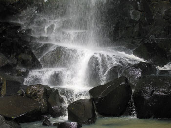 small waterfall near Iguazu