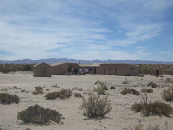 adobe homes, northwest Argentina