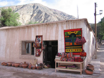 a shop in Purmamarca, Jujuy, Argentina