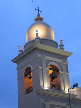 church bell tower, Calfayate, Argentina