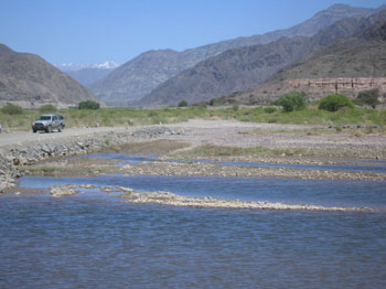 the road to Barreal, Argentina