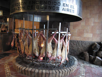 pigs roasting, Buenos aires, Argentina