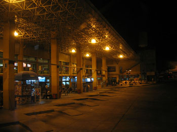 bus station on the way to San Juan, Argentina