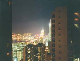 Hong Kong at night