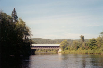 covered bridge on the Connecticut