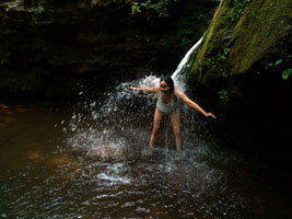 joy in the waterfall