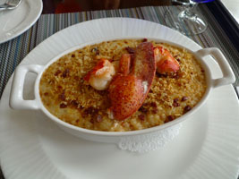 lobster mac and cheese, conservatory lounge