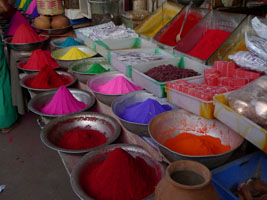colored powders