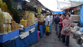 walking through the markets