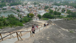 climbing to the hilltop