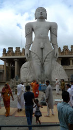 at the Sharavanabelagola temple