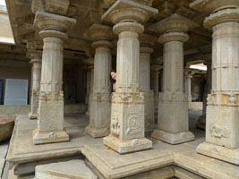 at the Sharavanabelagola temple