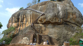 the lion's feet on Sigiriya rock