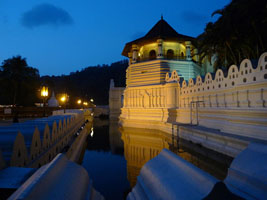 the Temple of the Tooth, in Kandy