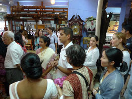 ceremony at the temple