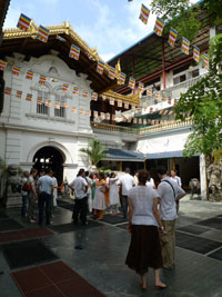 ceremony at the temple