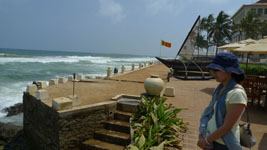 poolside at the galle face hotel