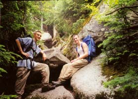 climbing Owl Mtn.