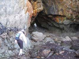 entering the tunnel to the unknown coast