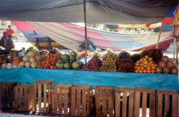 Tlachichuca vegetable market