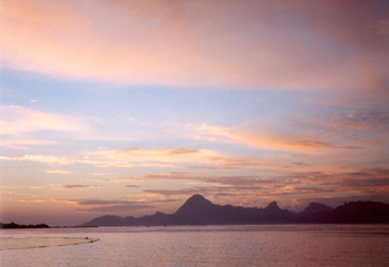 Tahiti sunset