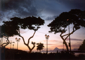 Tahiti sunset