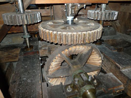 wooden-toothed gears