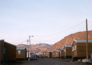 houses on Baffin Island are often government furnished
