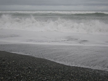 rough sea, New Zealand