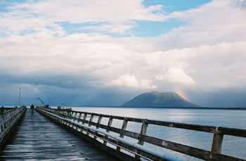 old pier in Jackson, southwest New Zealand