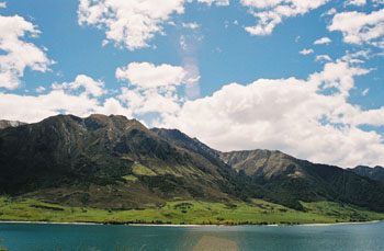 mountain view, central Alps, New Zealand