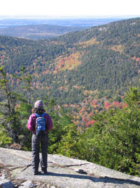 hiking Cadillac Mtn, Acadia