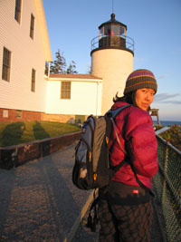 Lighthouse at sunset