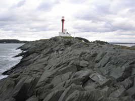 cape forchu light, yarmouth, nova scotia