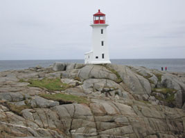 light at Peggy's Cove, Nova Scotia