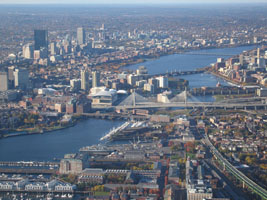 Boston from the air