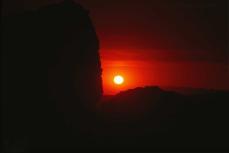 Sunset from Eagle Rocks