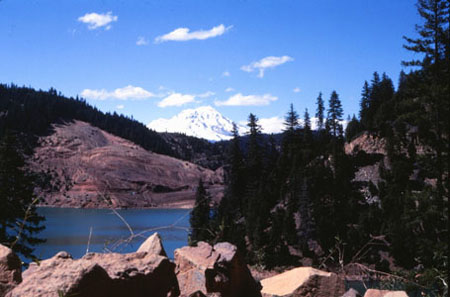 Mt Shasta over Lake McCloud