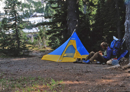 Sunshine Camp in Three Sisters Wilderness