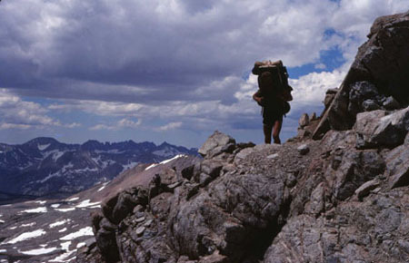 Over the top of Forester Pass