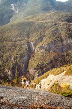 climbing Trap Dike, Mt. Colden