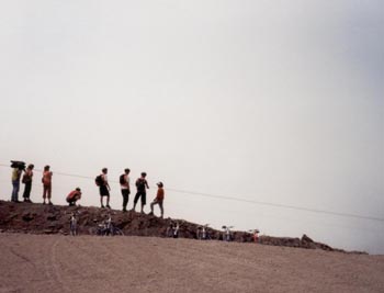 looking down into the Yungas