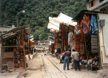 main street, Aguas Calientes