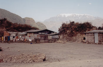 descending into the Yungas, Bolivia